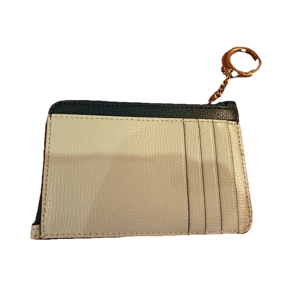 Kate Spade Darcy leather zip key ring card holder wallet Seawater Green 99$ - Picture 6 of 10